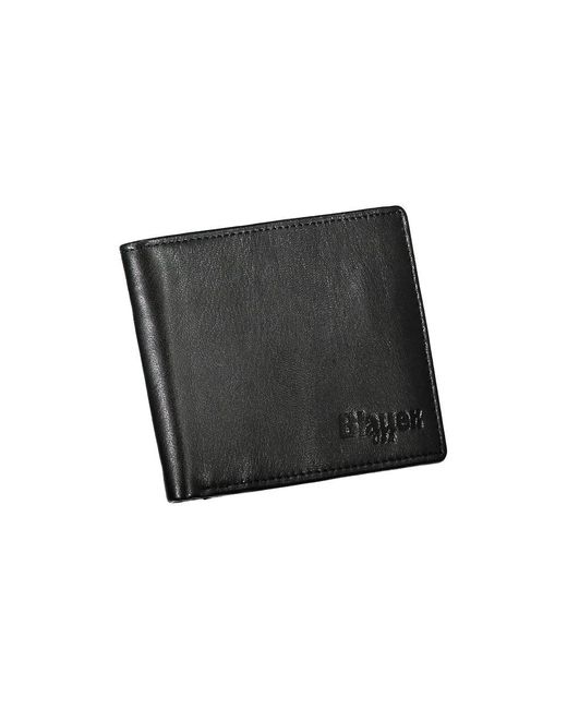 Blauer Black Leather Wallet for men
