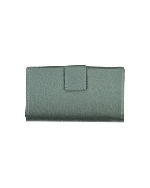 Coccinelle Green Elegant Leather Double Wallet