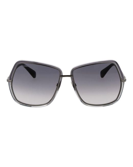 Max Mara Gray Metal Sunglasses