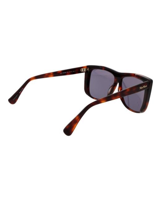 Max Mara Brown Acetate Sunglasses
