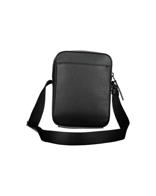 Calvin Klein Black Sleek Shoulder Bag With Logo Detail for men