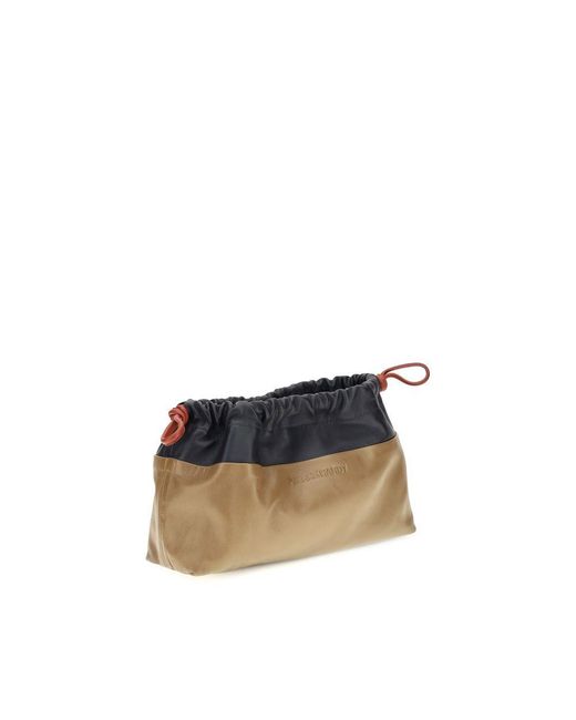 Pierre Hardy Multicolor Beige Calf Leather Bos Taurus Clutch Bag