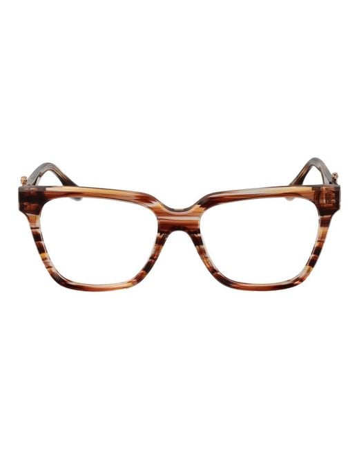 Trussardi Brown Orange Acetate Glasses (frames)