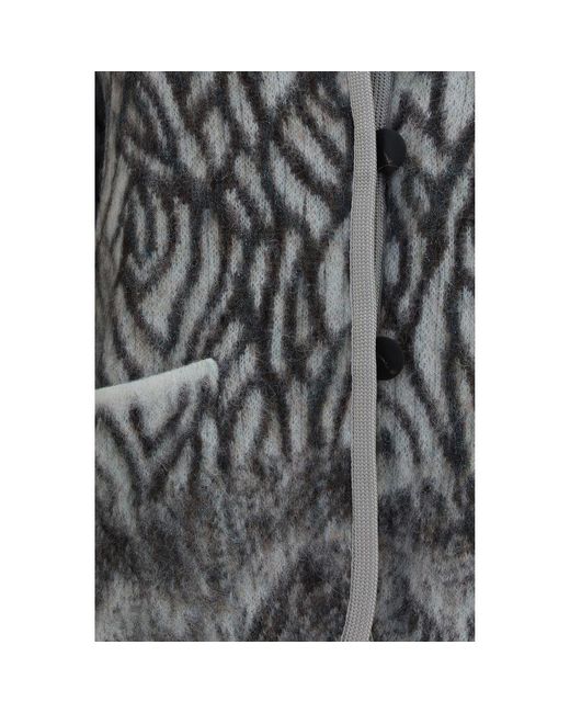 Forte_forte Gray Alpaca Vicugna Pacos Cardigan