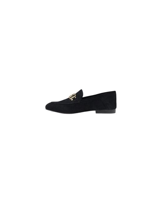 Guess Black Leather Platform Pumps