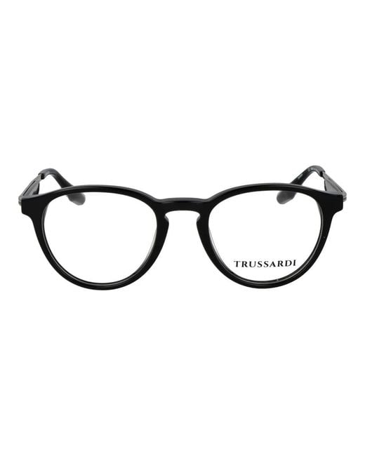 Trussardi Black Acetate Glasses (frames) for men
