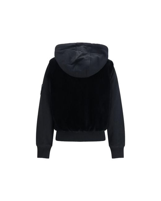 Moose Knuckles Black Cotton Sweatshirt