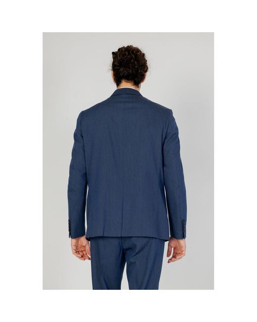 Antony Morato Blue Polyester Blazer for men