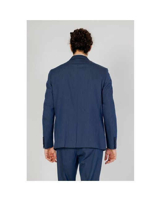 Antony Morato Blue Polyester Blazer for men