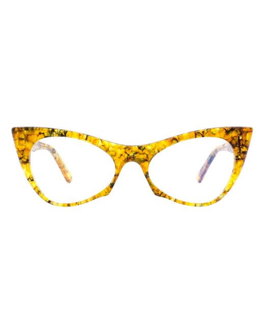 Andy Wolf Brown Bicolor Acetate Glasses (frames)
