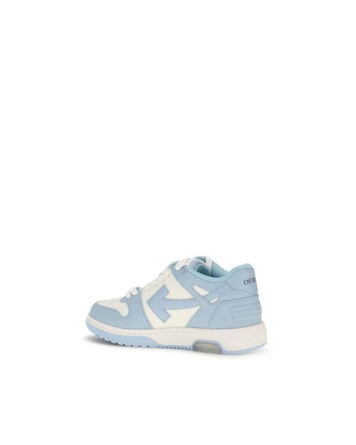 Off-White c/o Virgil Abloh Blue Calf Leather Bos Taurus Sneakers - Eu36/us6