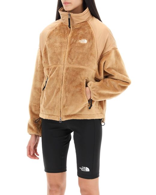 The North Face Natural Versa Velour Jacket In Recycled Fleece And Ripstop