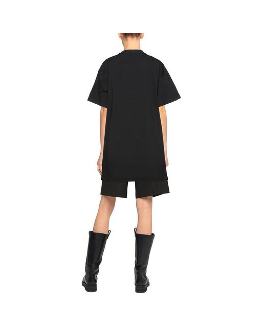 Moschino Couture Black Cotton Dress