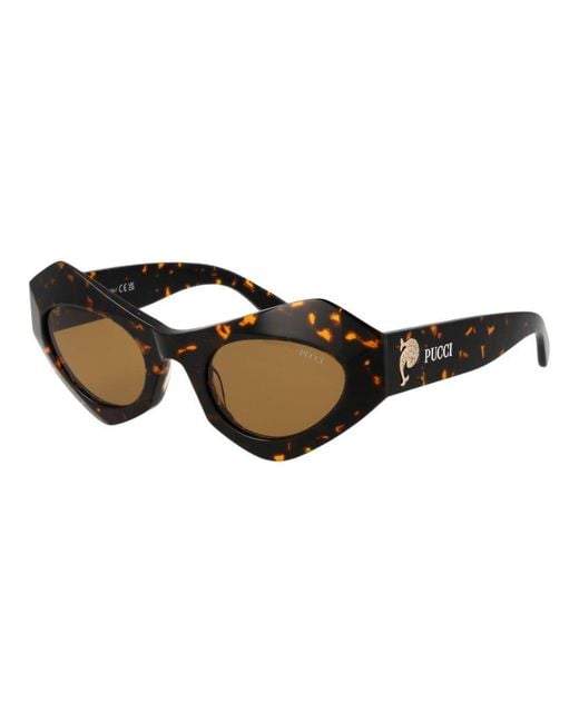 Emilio Pucci Black Plastic Sunglasses