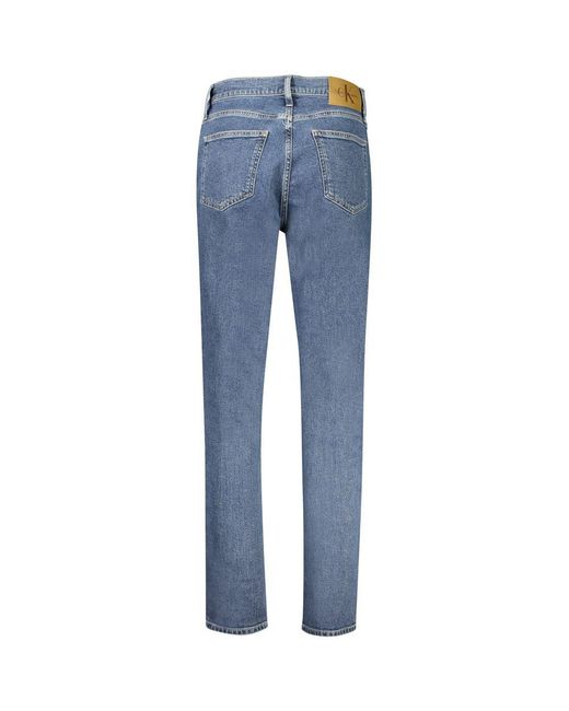 Calvin Klein Blue Cotton Jeans & Pant