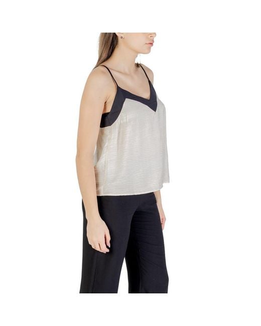 Vero Moda Gray Nylon Top