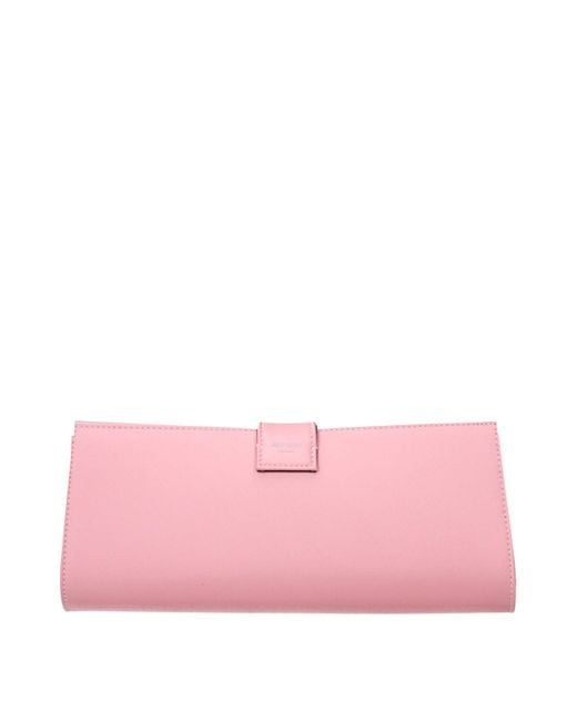 Jimmy Choo Pink Satin Clutch Bags