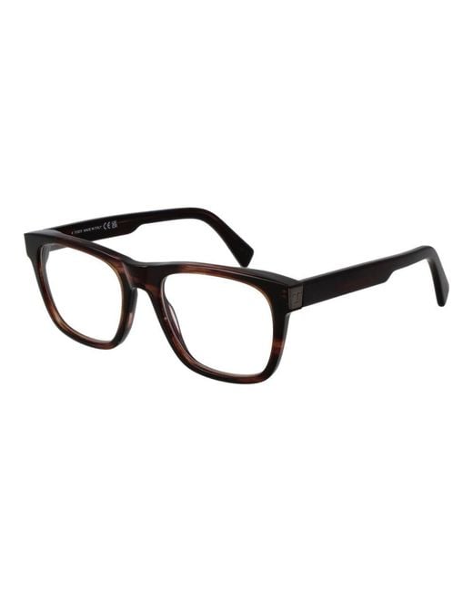 Tod's Black Brown Acetate Glasses (frames) for men