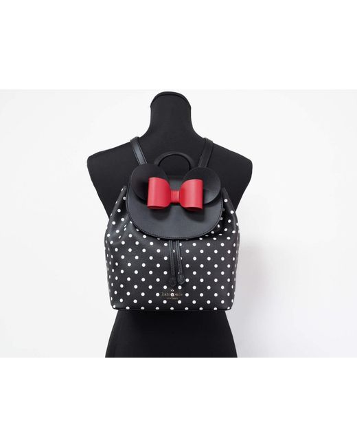 Kate Spade Multicolor Disney Minnie Mouse Medium Leather Backpack Bookbag Bag
