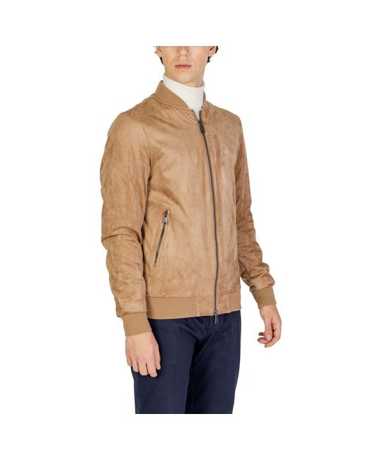 Gianni Lupo Natural Polyester Jacket for men