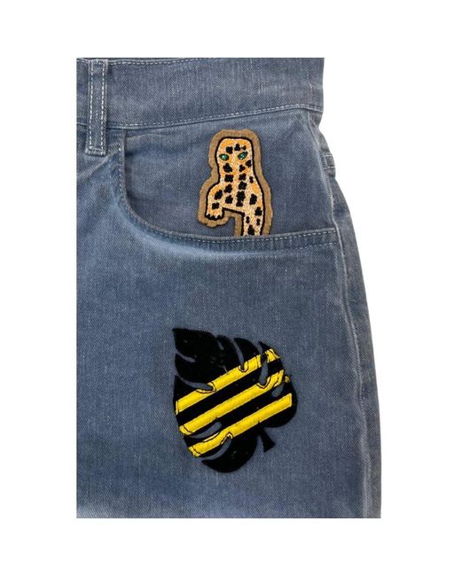 MR & MRS Blue Cotton Shorts