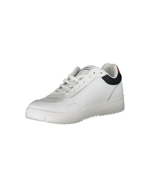 Tommy Hilfiger White Leather Sneaker for men