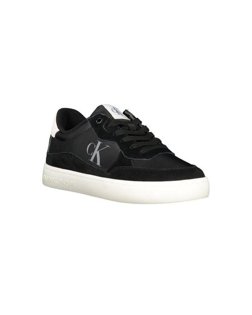 Calvin Klein Black Polyester Sneaker for men