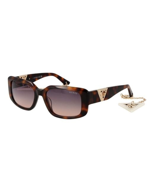 Guess Brown Acetate Sunglasses
