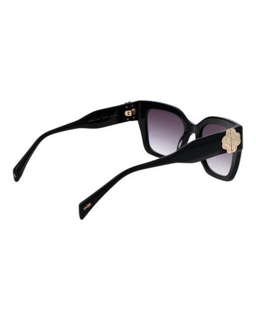 Maje Black Acetate Sunglasses