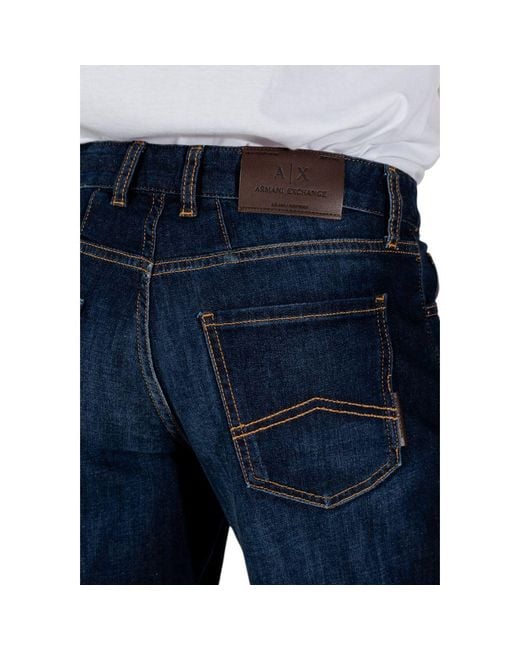 ARMANI EXCHANGE Blue Cotton Bermuda Shorts for men
