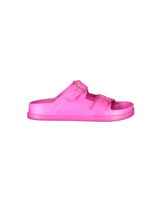 Blauer Pink Rosa Poliuretano Slipper