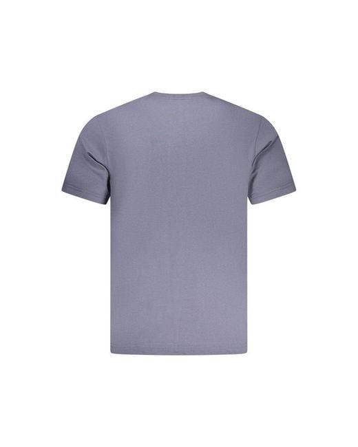 North Sails Blue Cotton Men T for men