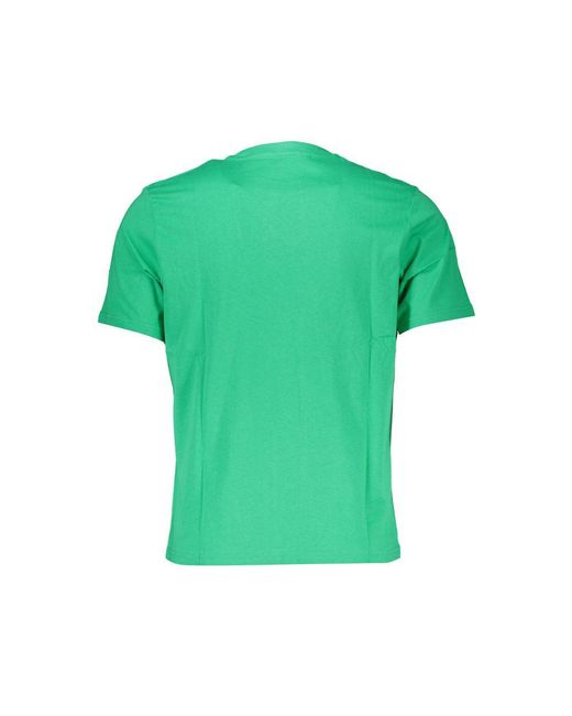North Sails Green Cotton T-Shirt for men