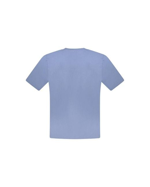 North Sails Blue Cotton T-Shirt for men