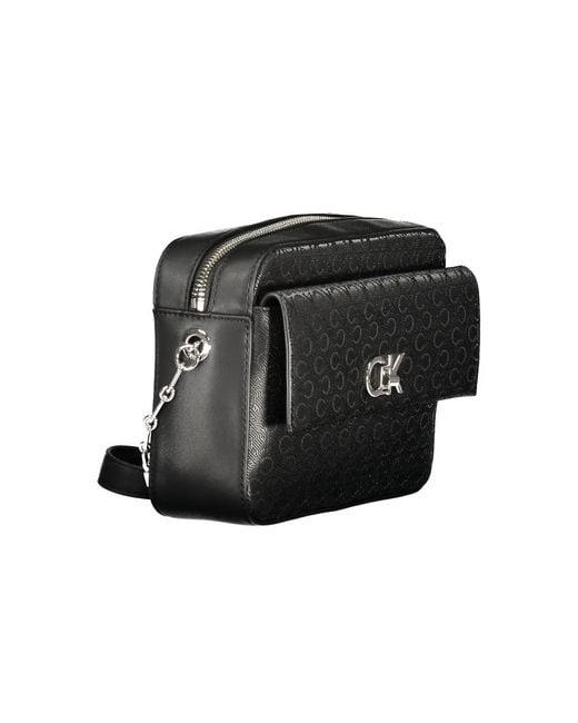Calvin Klein Black Polyester Handbag