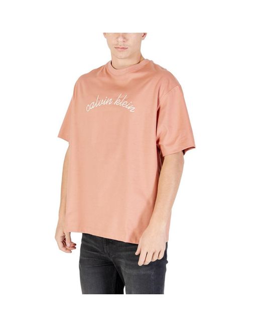 Calvin Klein Natural Multicolor Cotton T for men