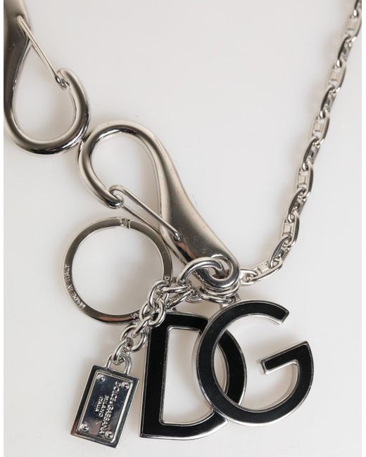 Dolce & Gabbana Metallic Keychains