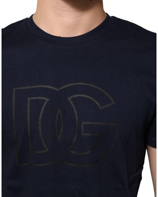 Dolce & Gabbana Black Logo Graphic Tee for men