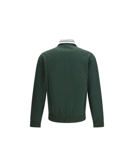 Gucci Green Bicolor Polyamide Shell Jacket for men