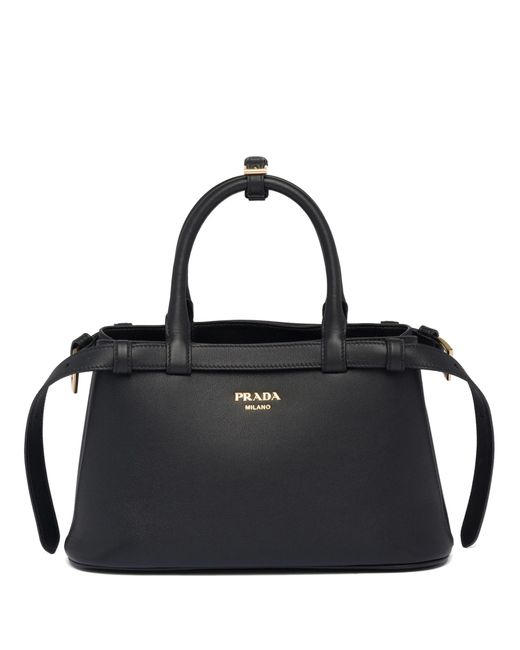 Prada Black Small Belted Leather Two