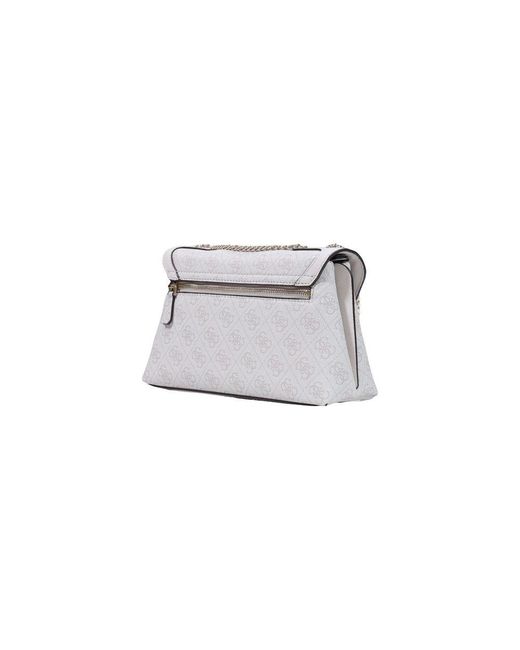 Guess White Polyethylene Handbag