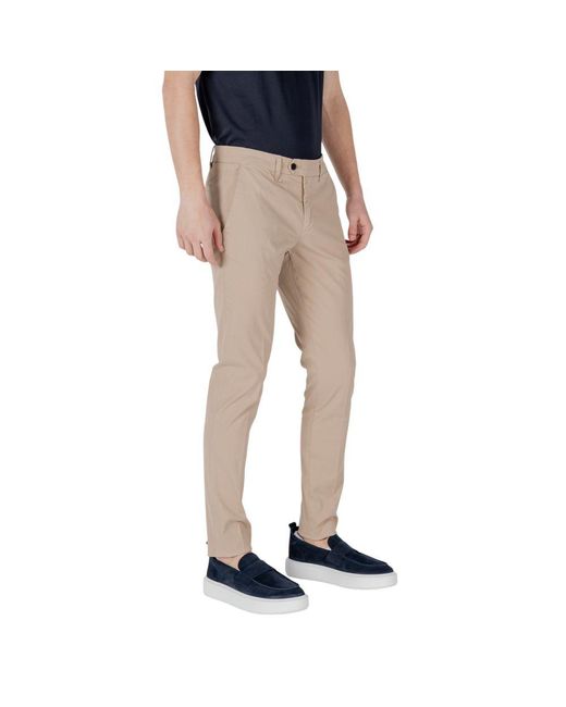 Antony Morato Blue Beige Cotton Skinny Pants for men