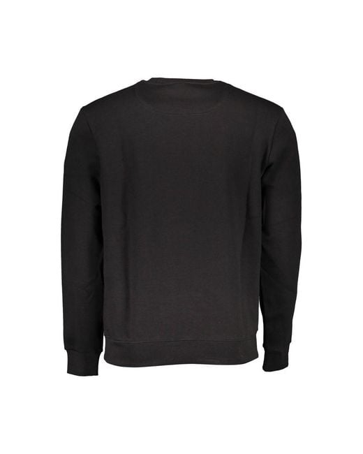 North Sails Black Cotton Sweater for men