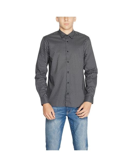 Antony Morato Gray Cotton Shirt for men