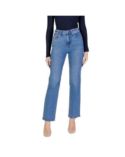 Vero Moda Light Blue Cotton Jeans & Pant