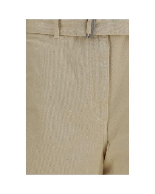 Magda Butrym Natural Cotton Casual Pants