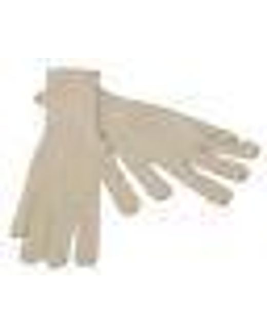 Dolce & Gabbana White Cashmere Knitted Hands Mitten Mens Gloves for men