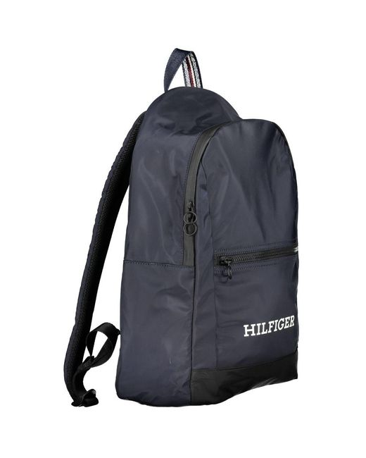 Tommy Hilfiger Blue Polyester Backpack for men