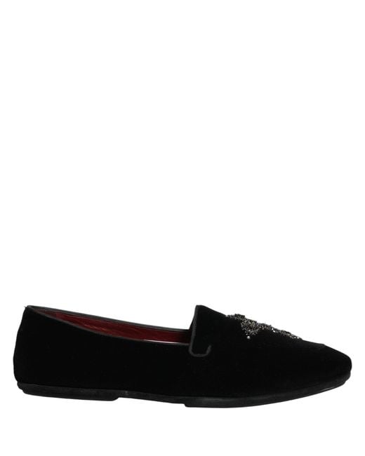 Dolce & Gabbana Black Suede Embellished Dress Loafers Shoes for men