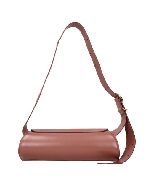 Jil Sander Pink Leather Crossbody Bag